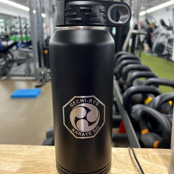 Personalized Laser Engraved Water Bottle With Custom Logo Name Text ...