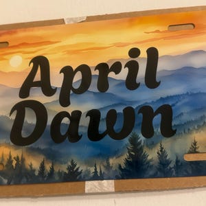 April added a photo of their purchase