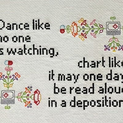 Dance Like No One is Watching, Chart Like It May Someday Be Read Aloud ...