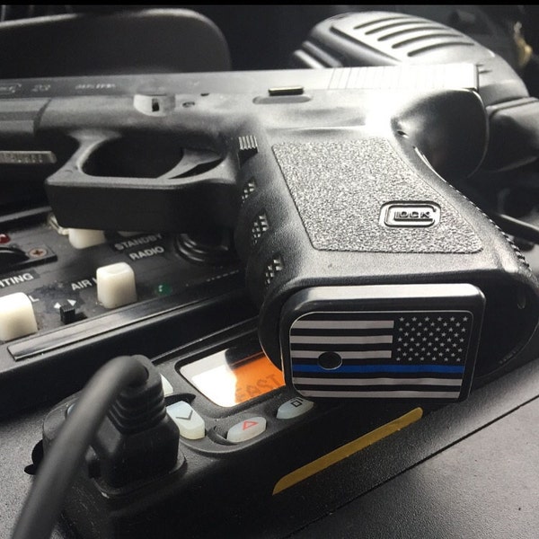 THIN BLUE LINE Flag Magazine Base Plate Stickers - Etsy