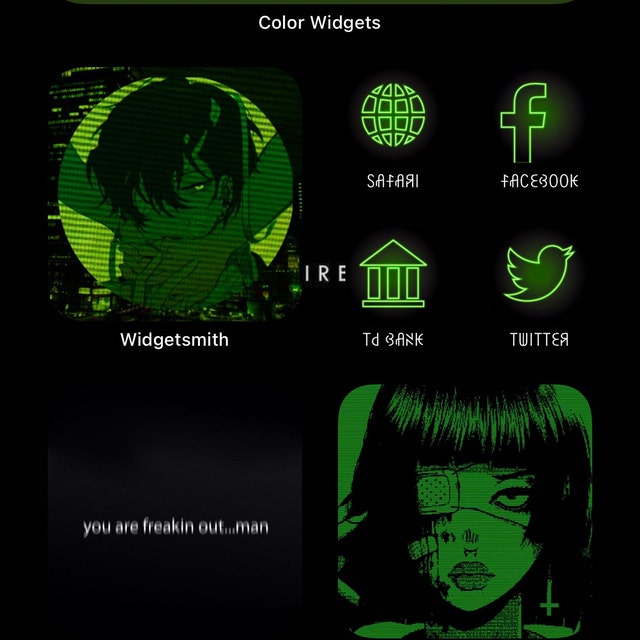anime widget - widgetopia homescreen widgets for iPhone / iPad / Android