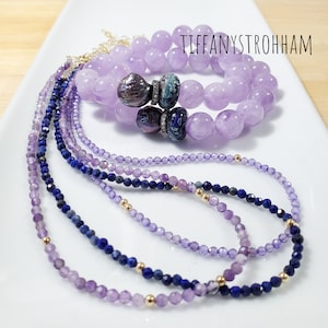 VENDITA A METÀ - Perline Di Pietre Preziose Di Lapislazzuli Blu, Filo Intero, Pietre Preziose Semipreziose, 15" - Italia - Foto 13