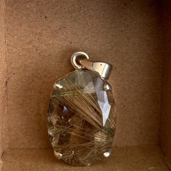 Beautiful Silver Mercury Dime Pendant on a 30 .925 Sterling