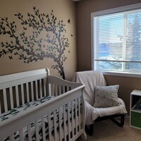 Wall Decal Large Tree Decals Huge Tree Decal Nursery With Birds White ...