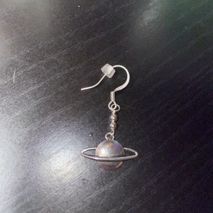 【STONEHENgE】Silver Material Planet Earrings SC25A27E Sterling Silver Planet Earrings - Etsy