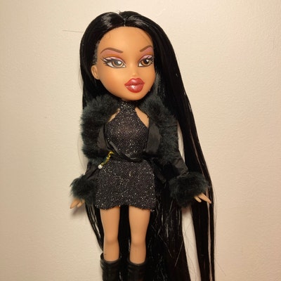 Obsidian Black Nylon Doll Hair for Rerooting - Etsy