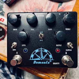 Demonfx Gravity Guitar Effects Pedal Overdrive TS10 and K-C in One