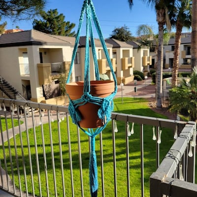 PDF Pattern Macrame Plant Hanger, Plant Hanger DIY, Macramé Pattern