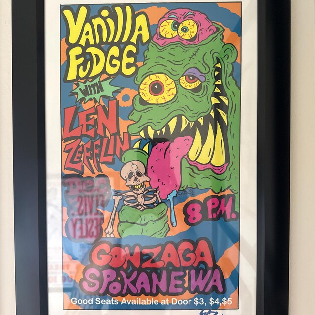Monster Art Print Poster Led Zeppelin Len Zeppelin Vanilla Fudge