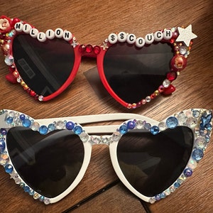 Sidewalk Side Mardi Gras Stone Sunglasses