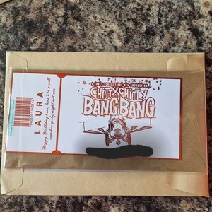 Musical Foil Ticket, Surprise Trip Reveal Custom Foiled Ticket for ...