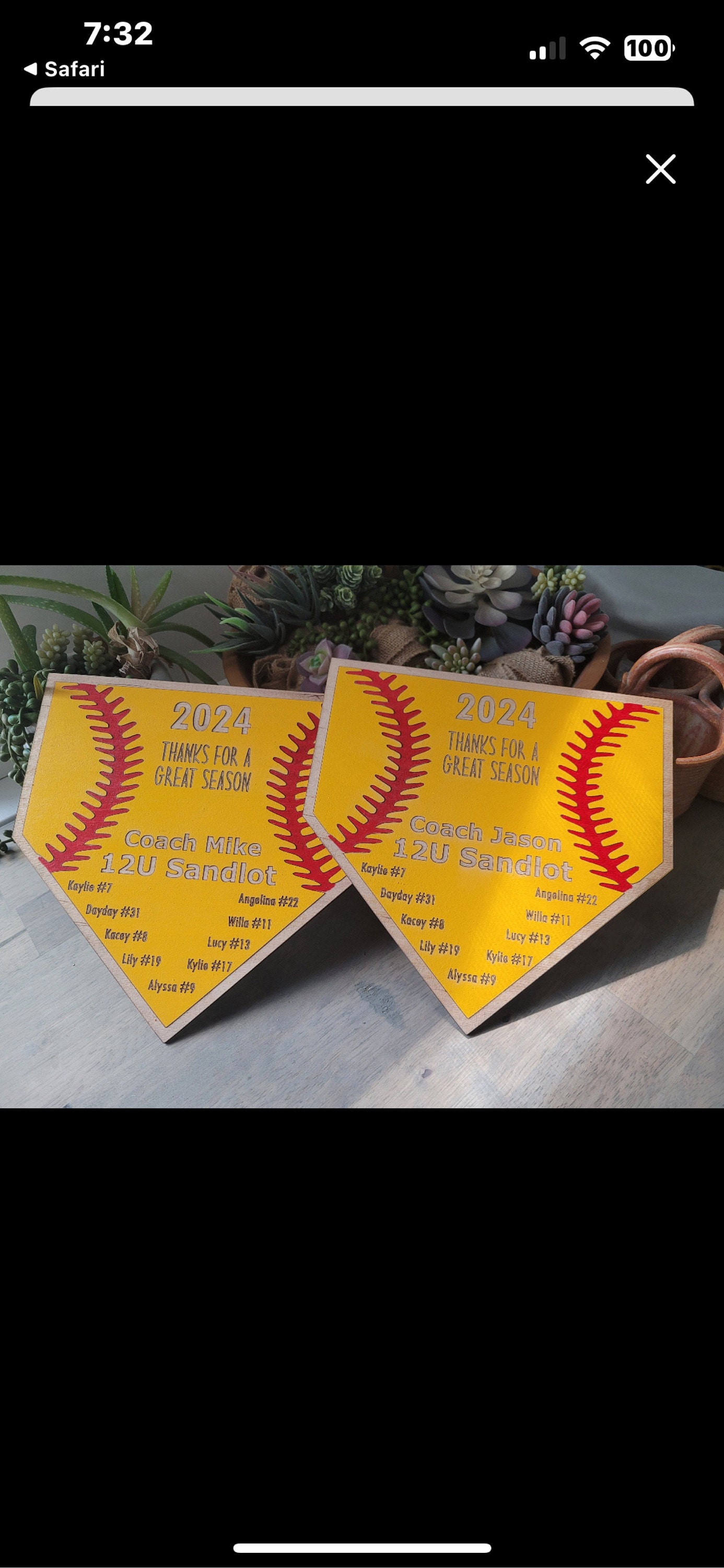 SOFTBALL COACH GIFT + Softball Plaque + Coach Plaque + End of Season Gift + Personalized Gift