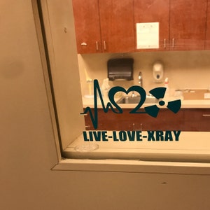 Download Live love xray Xray tech Radiology decal | Etsy