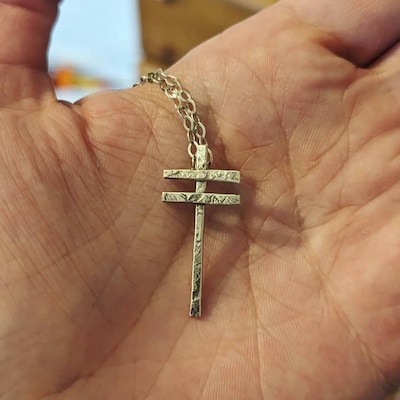 Frightened Rabbit 3 Bar Cross - Etsy