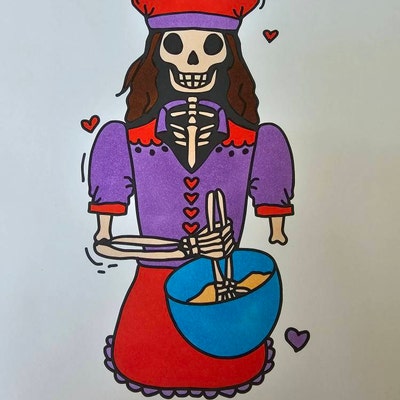 Skeleton Coloring Page Adult Coloring Page Instant Download I Printable ...