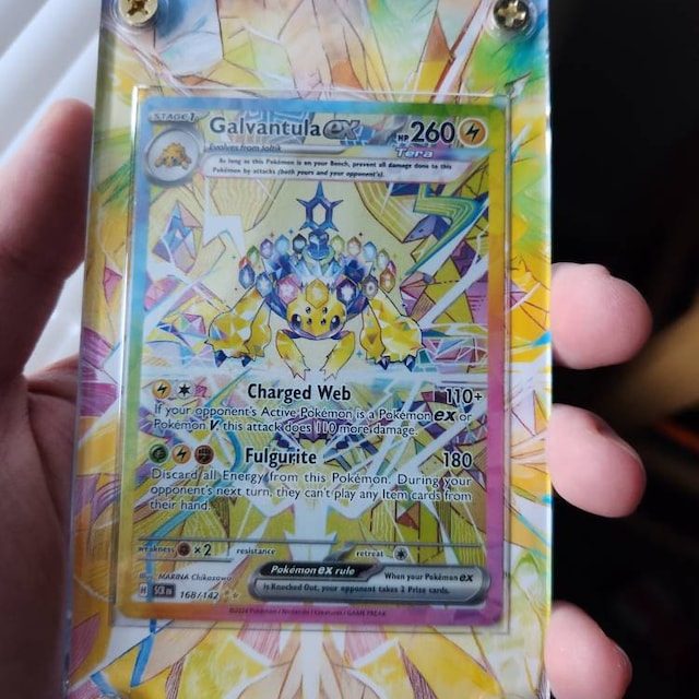 Pokemon Galvantula EX SIR 168/142 Stellar Crown Extended Artwork Case - Etsy Pokemon Galvantula EX SIR 168/142 Stellar Crown Extended Artwork Case - Etsy