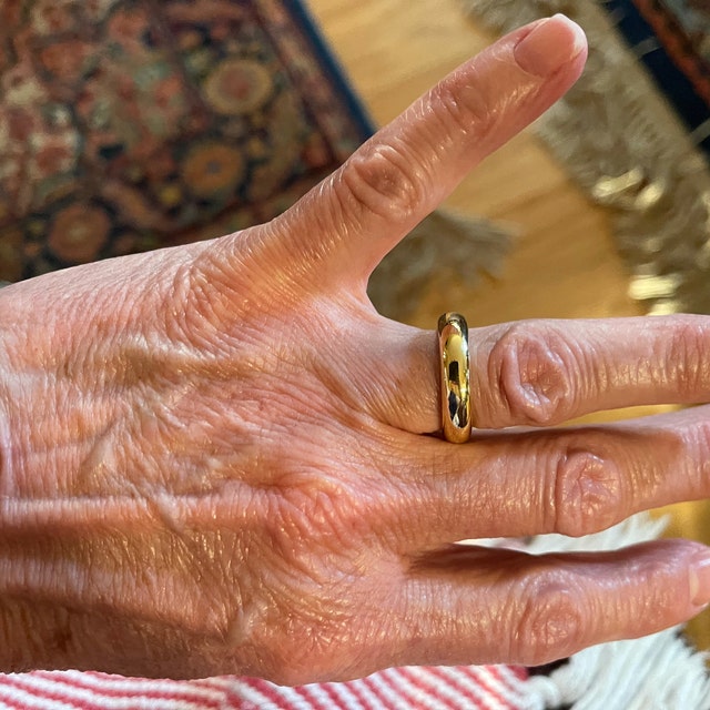 5x3mm ULTRA THICK Gold Ring Band 10K 14K 18K Solid Gold 5x3mm ULTRA THICK Gold Ring Band 10K 14K 18K Solid Gold