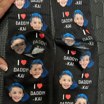 Custom Father's Day Socks, Custom Face Socks, Personalized Socks, Gifts ...