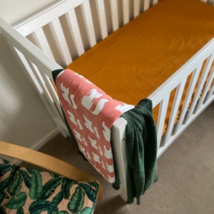 flannelette cot bed fitted sheets