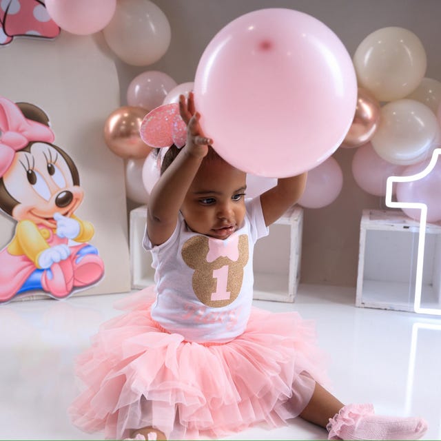minnie mouse tutu dress for 1st birthday First Outfit in Pink & Gold With and Matching Shoes - First Birthday Dress, Birthday Outfit Girl, Tutu Pink one year minnie mouse 1st birthday outfit