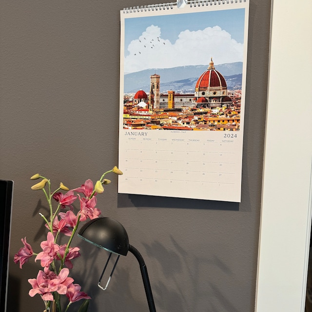 Italy Calendar 2026 | La Dolce Vita | 12" X 24" Italian Riviera Travel Wall Calendar 12 Month Tuscany Rome Venice Florence Colosseum Alps Alpine Lake 2026