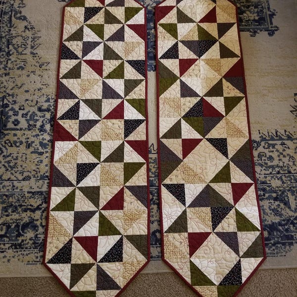 Easy Quilt Patterns PDF Scrappy Table Runner Pattern for Charm Packs ...