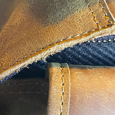 Leather Saddle Bag Men Triangle Crossbody Fanny Pack Belt - Etsy