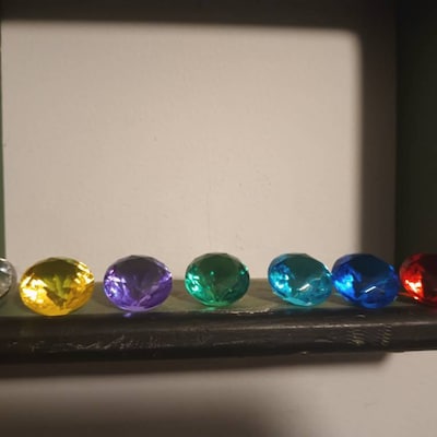 Sonic Chaos Emeralds Set of 7 in a Bag - Etsy