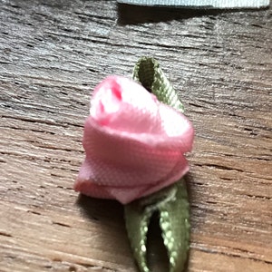 Mini Satin Roses, Millinery Scrapbooking, PALE PINK - Etsy