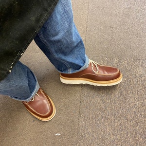 WOMEN'S 3EYELET MOC TOE DARK BROWN 在原みゆ紀 9/30・10/1発売｜在原みゆ紀 × REGAL Shoe & Co. 3Eyelet Moc