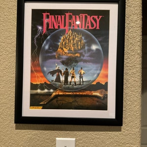 Final Fantasy Poster Print, Original Cover, FF Poster Print