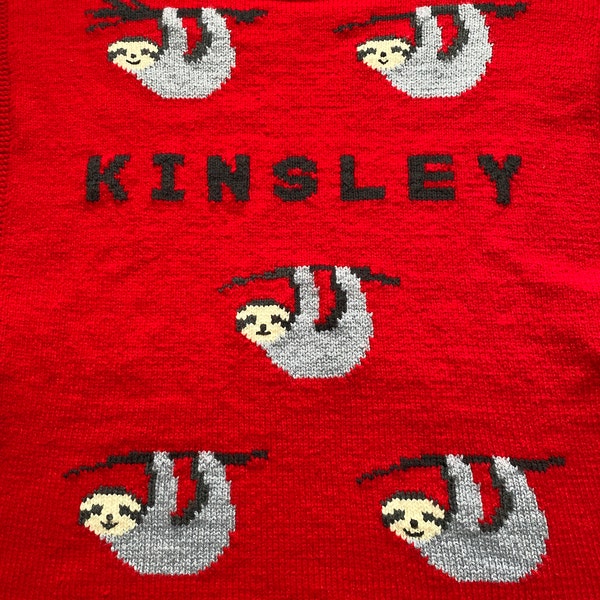 Sloth Baby Blanket, Knitting Pattern - Etsy
