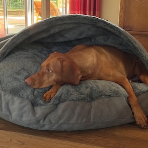 Cama Ortopédica Para Perros Con Manta Con Capucha, Cálida, Impermeable, Ristente A La Suciedad, Casa Para Cachorros Y Gatos, Lavable A Máquina - AliExprs 15