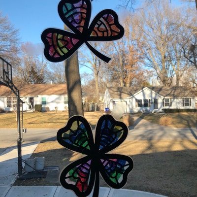 Shamrock Suncatcher Kit St. Patricks Day Homeschool and Classroom Craft ...