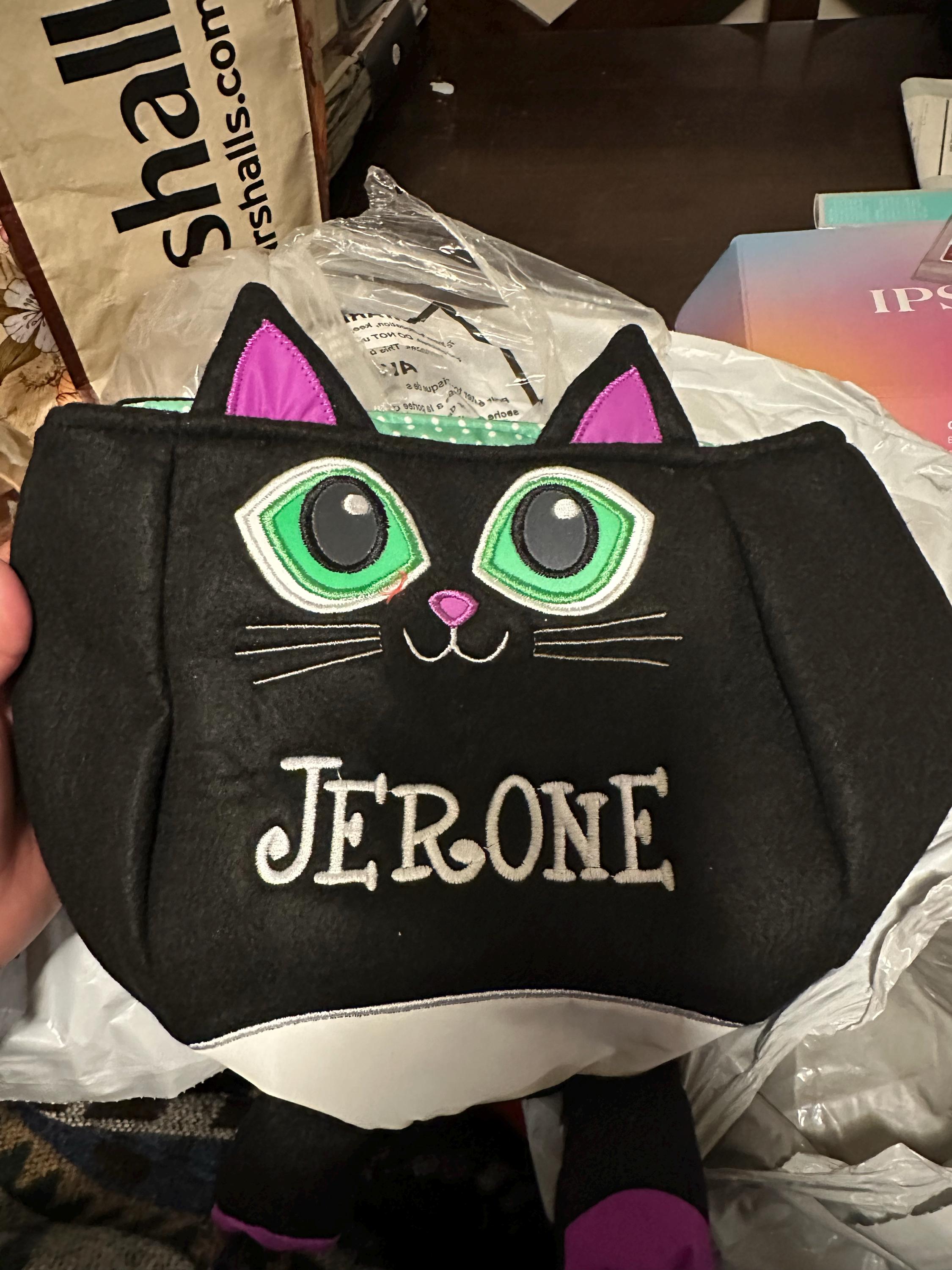 Personalized Reflective Halloween Treat Bag - Trick-or-Treat Bag - For Kids - For Girls - For Boys - 8" Hx6 D - Available In 5 Designs