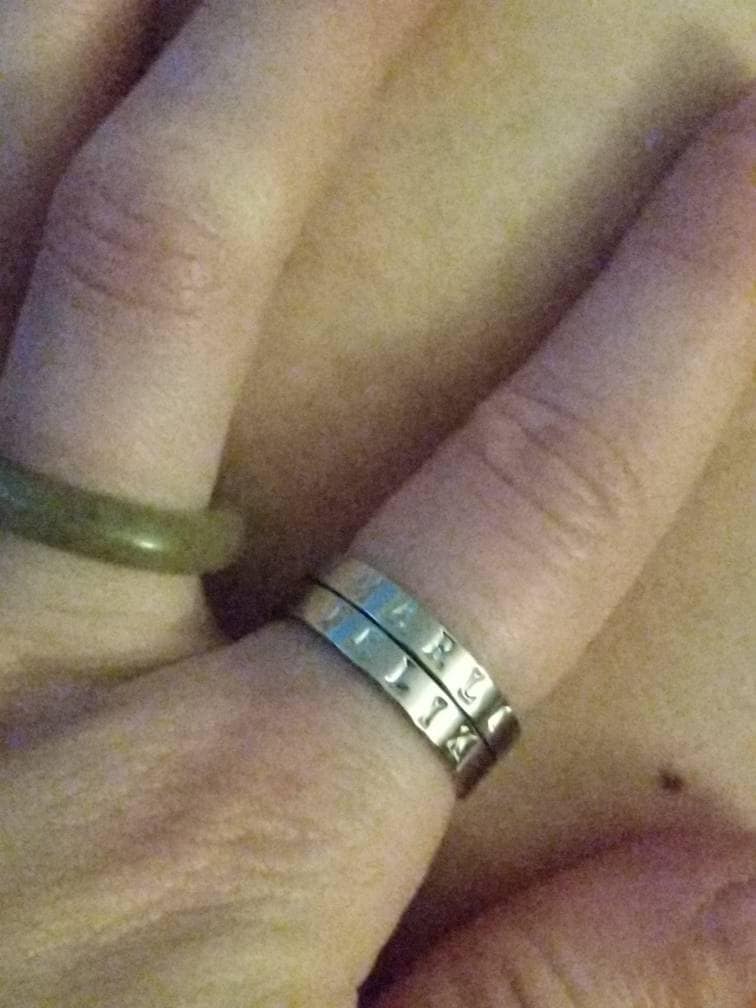 Grace and Glory · Psalms 84:11 · Fight on My Knees · Religious Ring · Christian Ring · Faith Gift · Personalize Jewelry · Personalize Ring