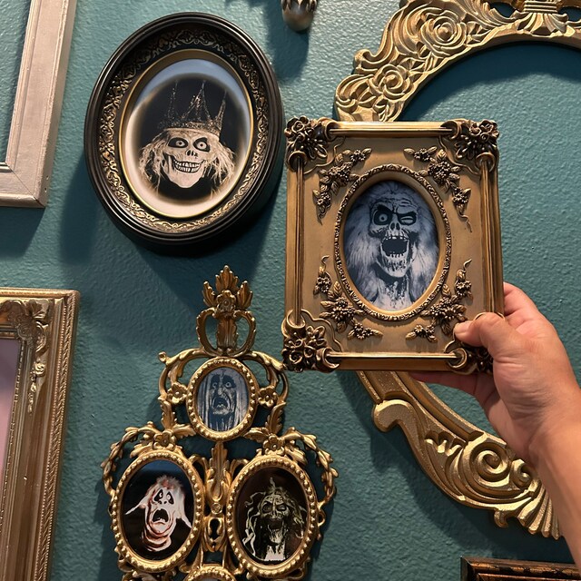 Eight (PRINTS Only) Haunted Mansion Family Portraits From the
