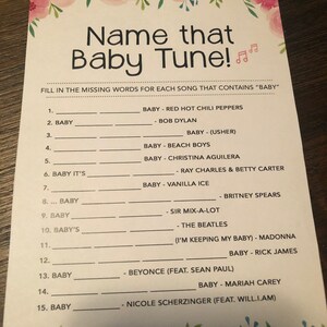 Pass the Prize Rhyme Game, Baby Shower Game, Baby Shower Idea, Rustic ...