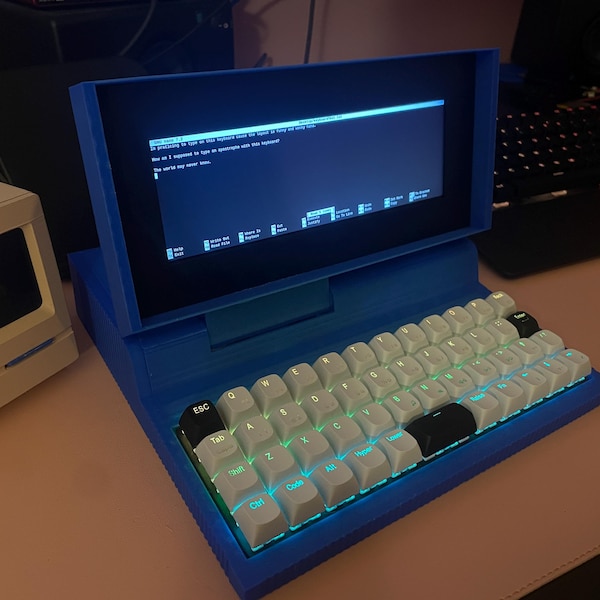 Retro-inspired Raspberry Pi Zero Laptop Kit: 3D Printable STL Files ...