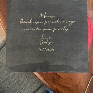 July added a photo of their purchase
