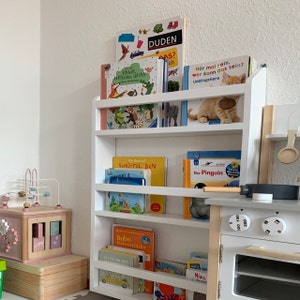 Kinder Bücherregal Farbbibliothek Bibliothek für Kinderzimmer | Etsy