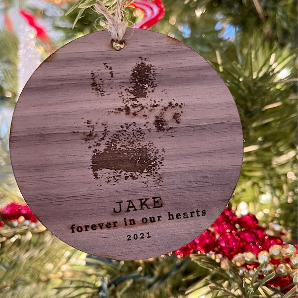 Personalized Pet Memorial Ornament | Bereavement Gift | Pet Loss ...