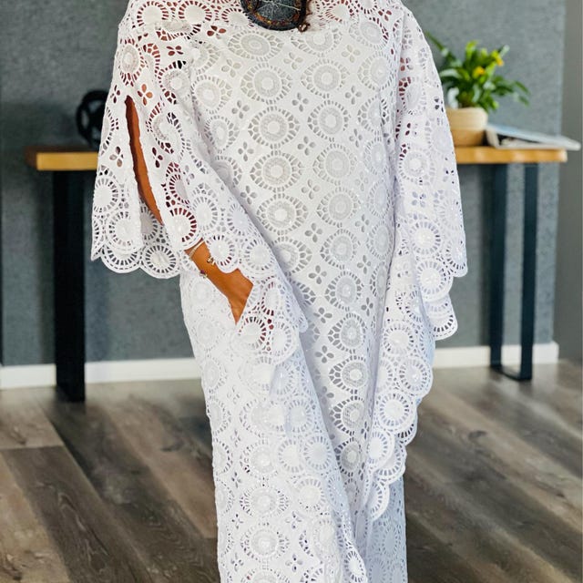 chinese dress ladies Must Be Love Lace Maxi Dress White