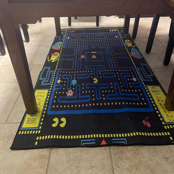 Large Rugs Game Retro Game Area Rug, Gaming Rugs, Large Vintage Rug, Rugs for Living ...