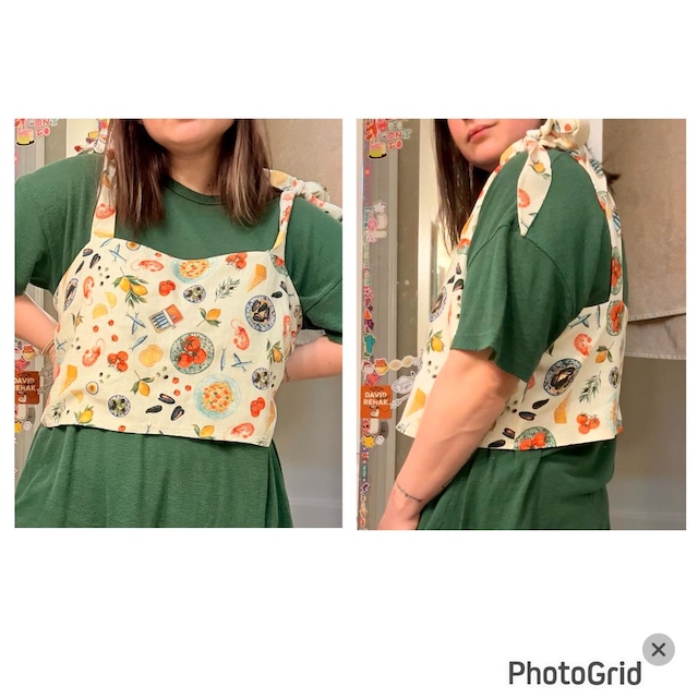 Taylor Crop Top Easy Sewing Pattern, Large Set: Sizes US8-12