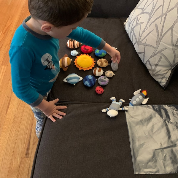 Felt Solar System Planets With Dwarf Planets Set Stuffed Planets With ...