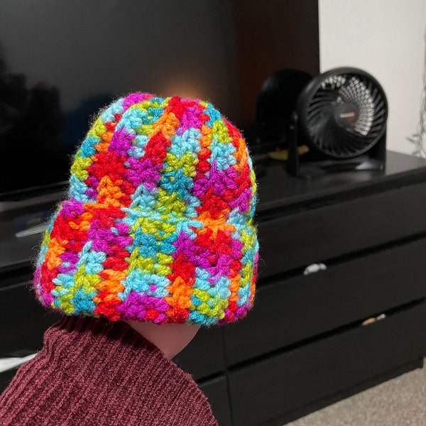 Easy Breezy Ribbed Beanie Crochet Pattern - PDF Digital Download ...