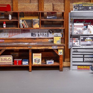Printable Diorama Parking Lot 1/18 Scale Garage Diorama - Etsy