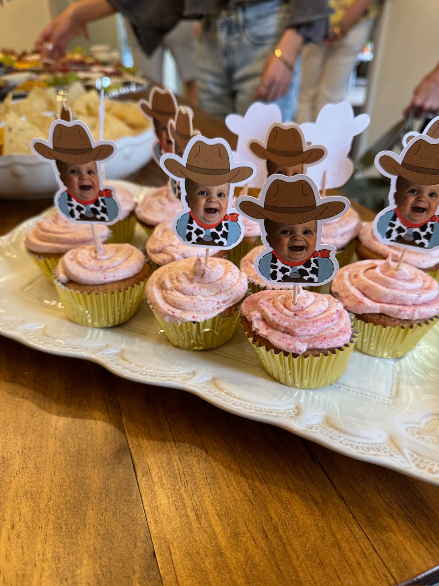 cowboy cupcake toppers | western birthday party decorations | my first rodeo birthday party supplies | cowboy 1st birthday | western party