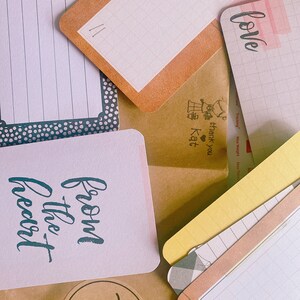 Writing Set, Stationery Set, Rustic Writing Set, Stationary Set, Kraft ...